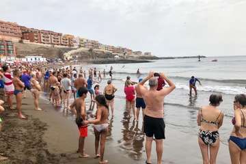 Chinchorro y varada del pescado pasados por agua (Foto TA)